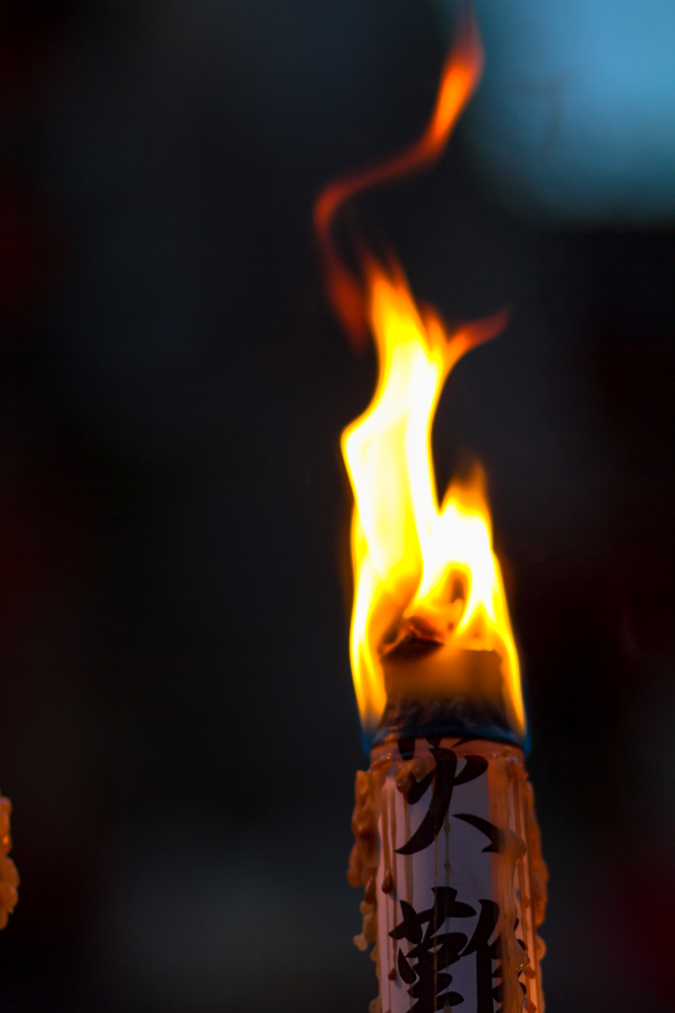 迫力満点！　三栖神社の炬火祭